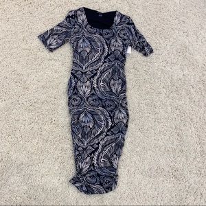 NWT A Pea In The Pod Printed Maternity Dress